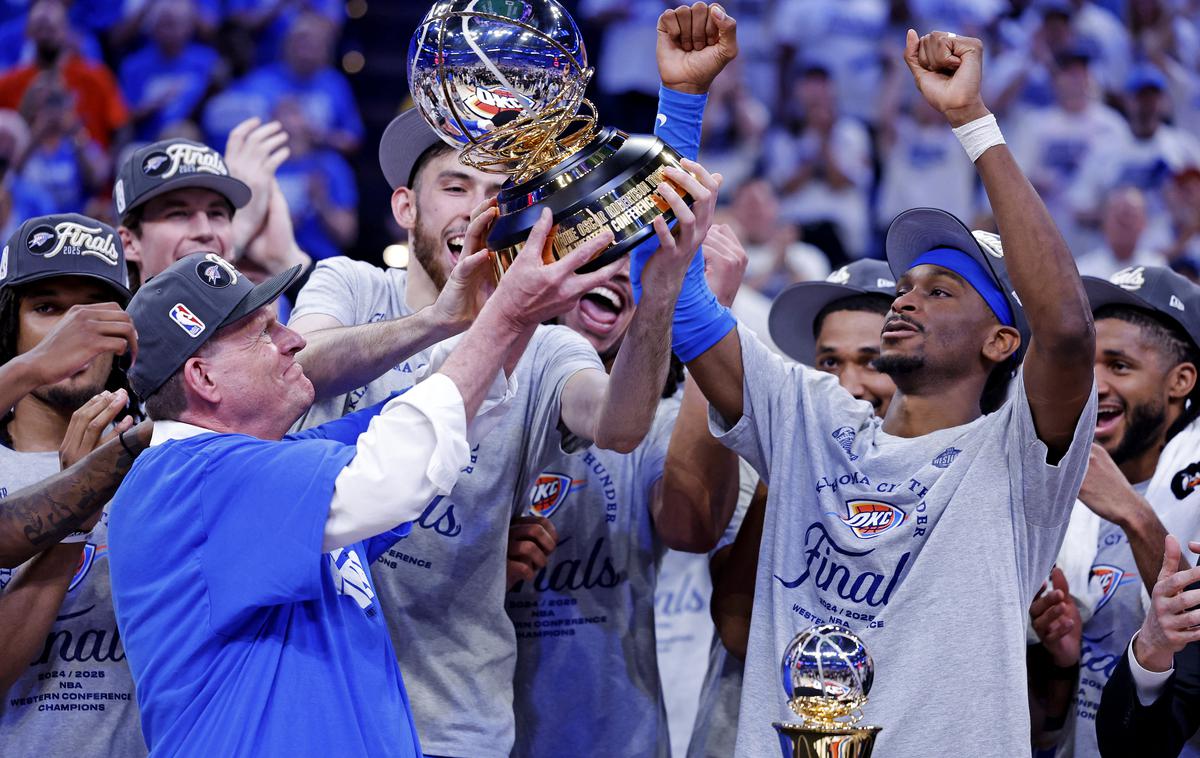 Oklahoma City Minnesota | Košarkarji OKC so v finalu zahodne konference premagali Minnesoto s 4:1 in postali prvi finalist lige NBA. | Foto Reuters