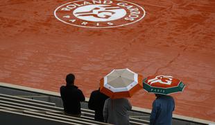 Na Roland Garrosu največ 11.500 gledalcev na dan