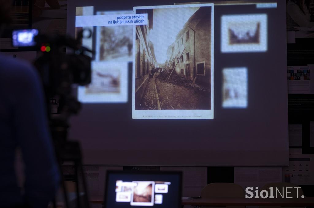 NUK- fotografije ljubljanskega potresa
