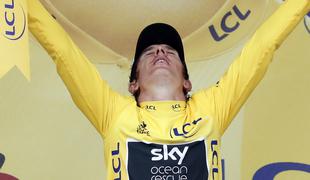 Geraint Thomas dobil kopijo pokala za zmago na Touru