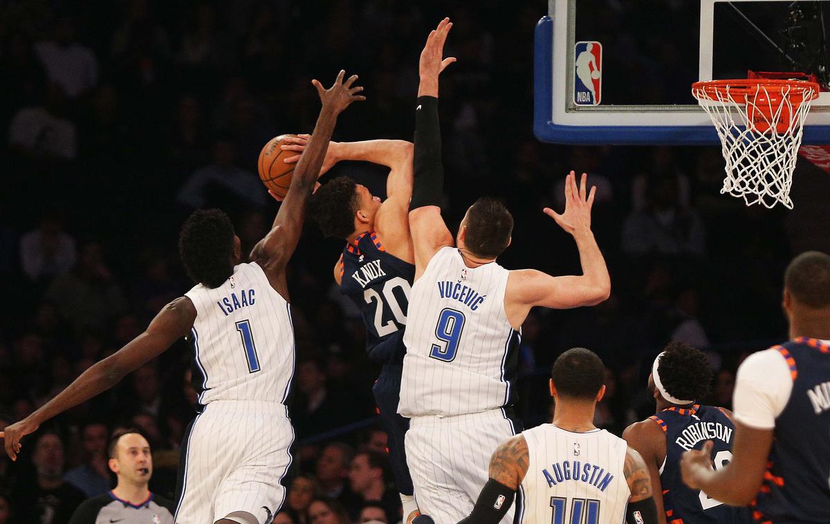 New York Orlando | New York je pozdravil drugo zaporedno zmago v ligi NBA in pokvaril načrte Orlandu, s tem pa tudi osrečil Miami. | Foto Reuters