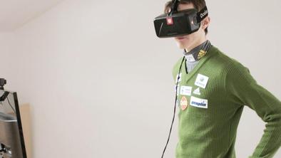 Prvič v Sloveniji edinstvena izkušnja smučarskih skokov z Oculus Riftom