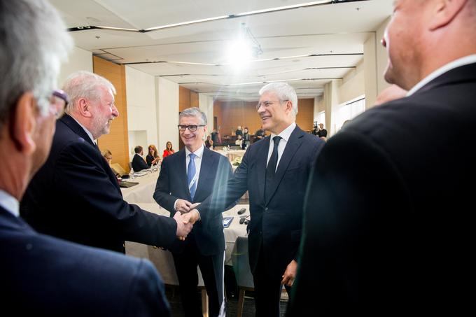 Od tujih politikov je veliko pozornosti požel nekdanji srbski predsednik Boris Tadić. | Foto: Vid Ponikvar