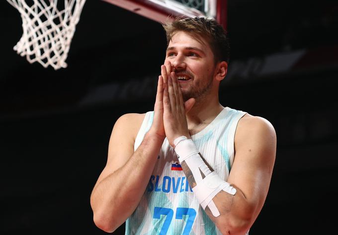 Luka Dončić skrbi za ekstra širino v slovenski košarkarski reprezentanci. | Foto: Reuters