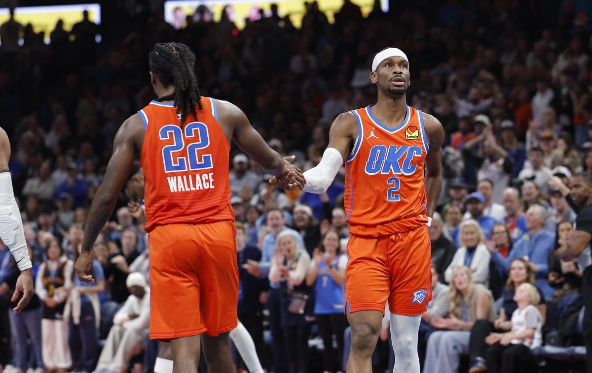 Oklahoma City Thunder, Shai Gilgeous-Alexander | Oklahoma City Thunder igrajo za 13. zmago zapored. | Foto Reuters