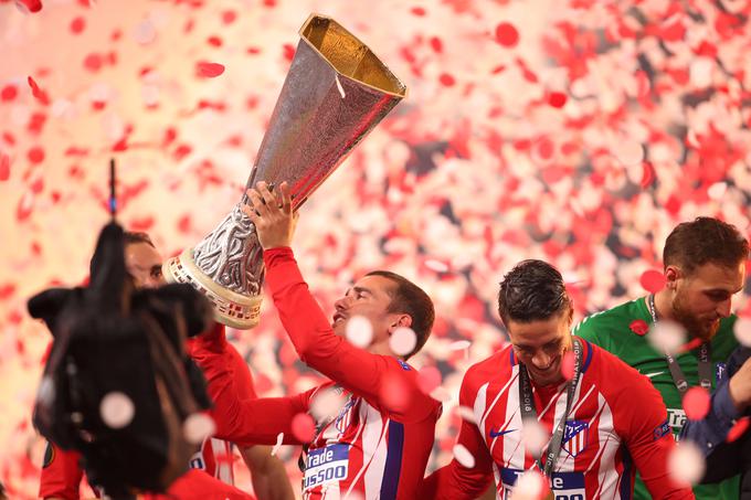 Atleticu je z navdušujočo predstavo v finalu v Lyonu prinesel ligo Europa. | Foto: Getty Images