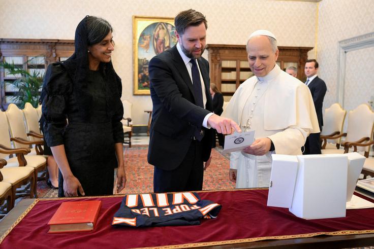 JD Vance, papež Leon XIV. | Foto: Reuters