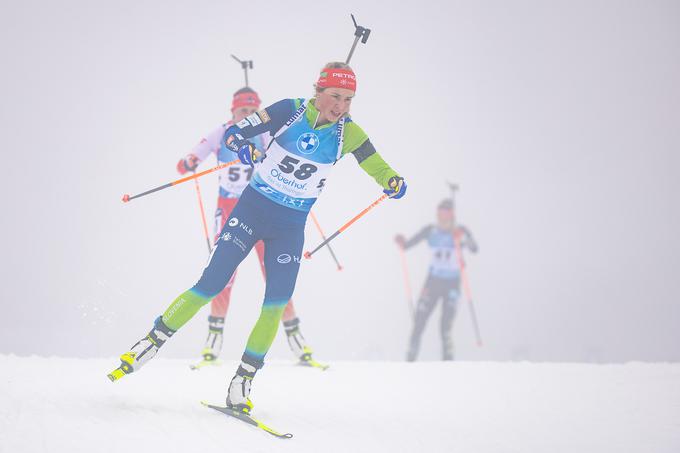 Anamarija Lampič je sploh prvič v karieri na najvišji ravni nastopila v zasledovanju in zasedla 51. mesto. | Foto: Grega Valančič/Sportida