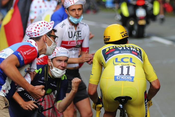 Primož Roglič | Primož Roglič je lanski Tour izgubil v predzadnji etapi, ko ga je v vožnji na čas premagal Tadej Pogačar. | Foto Guliverimage/Getty Images