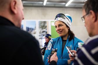 Katja Višnar se tudi uradno poslavlja od tekaških smučin