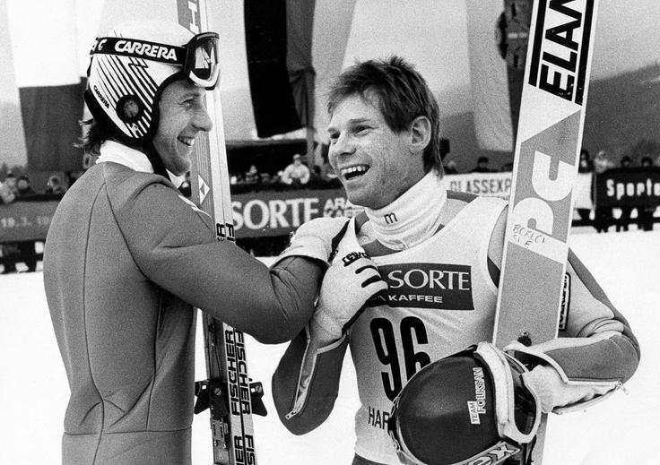 Klaus Ostwald in Jan Boklöv leta 1987. | Foto: Guliverimage