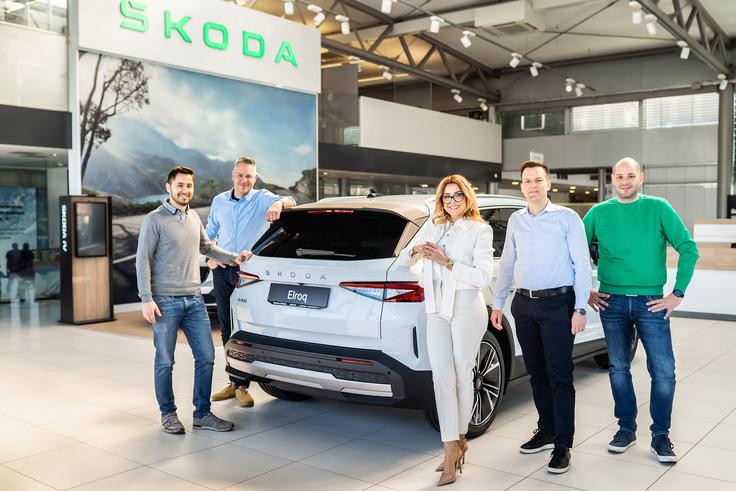 ŠKODA SALON PORSCHE VEROVŠKOVA: Ekipa Škoda. | Foto: Porsche Inter Auto