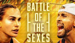 Sabalenka in Kyrgios v novi izvedbi "bitke spolov"