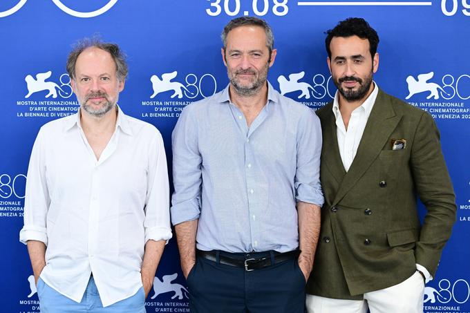 Denis Podalydes, Cedric Kahn in Jonathan Cohen na 80. beneškem filmskem festivalu | Foto: Profimedia