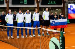 Slovenska teniška reprezentanca septembra proti Izraelu