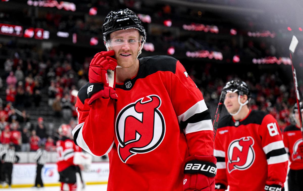 Dougie Hamilton New Jersey Devils | New Jersey je dosegel šesto zaporedno zmago. | Foto Reuters