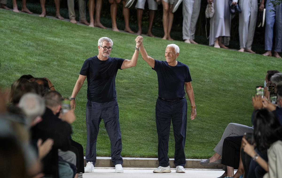 Giorgio Armani,  Leo Dell'Orco | Giorgio Armani in Leo Dell'Orco sta bila zasebna in poslovna partnerja. | Foto Guliverimage
