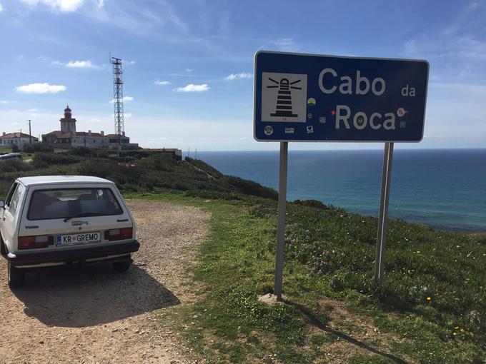 Yugo ob najbolj zahodni točki celinske Evrope na Portugalskem. Foto: Dejan Smonkar | Foto: 