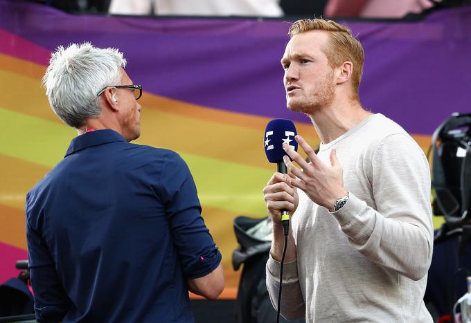 Na letošnjem prvenstvu v Londonu se s prizorišča javlja za britanski Eurosport (na fotografiji levo). | Foto: Getty Images