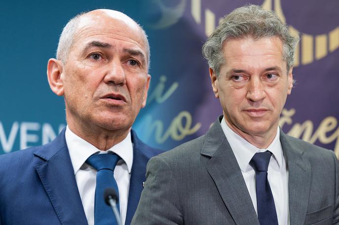 Robert Golob Janez Janša | Foto Vlada Republike Slovenije / STA