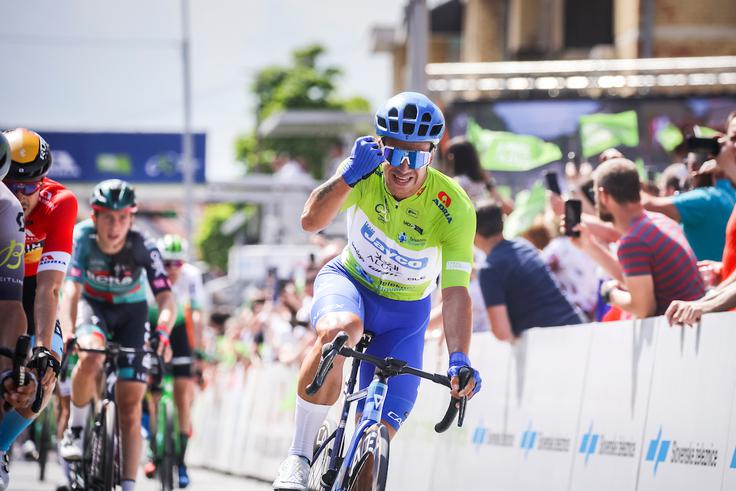 Dylan Groenewegen dobro ve, kako se osvoji etapo v Sloveniji. Pohvali se lahko s štirimi etapnimi zmagami. | Foto: Matic Klanšek Velej/Sportida