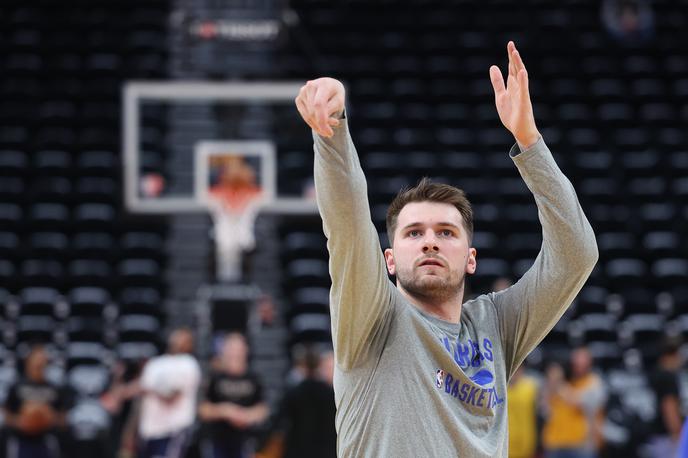 Luka Dončić | Luka Dončić je tekmovalen tudi na treningu. | Foto Reuters