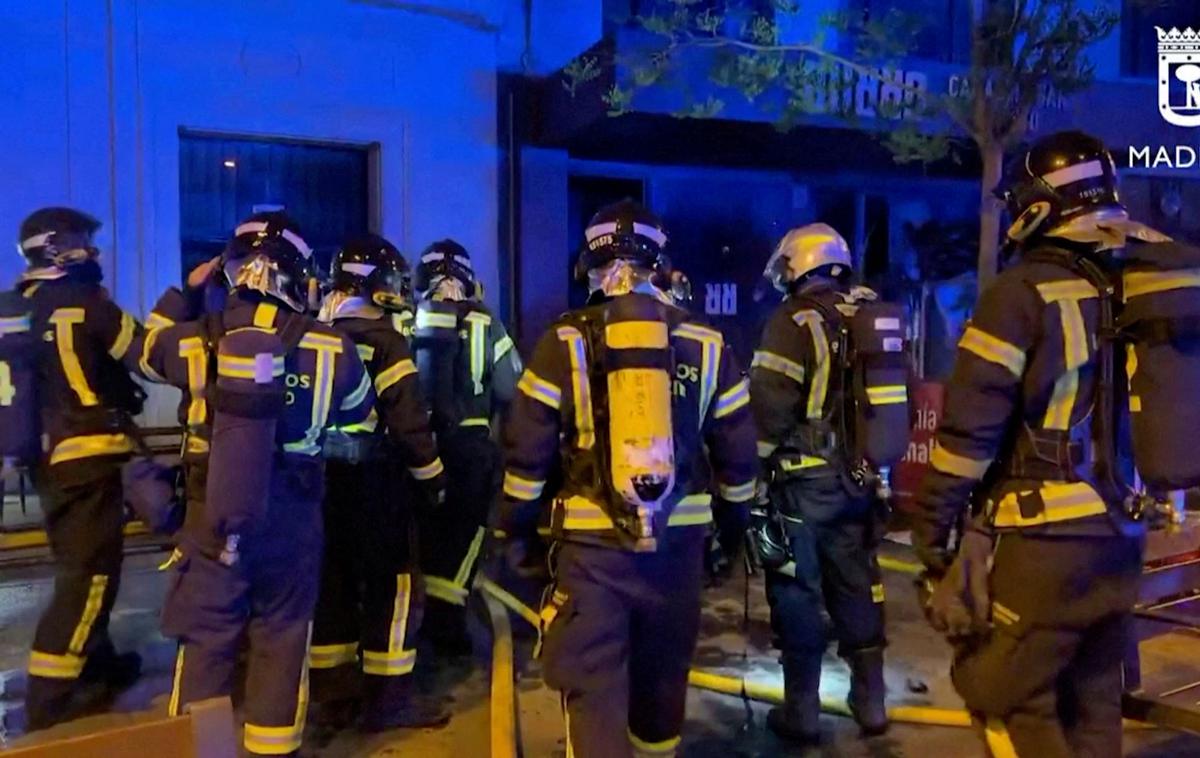 Madrid, požar | Požar naj bi po nesreči povzročil natakar. | Foto Reuters