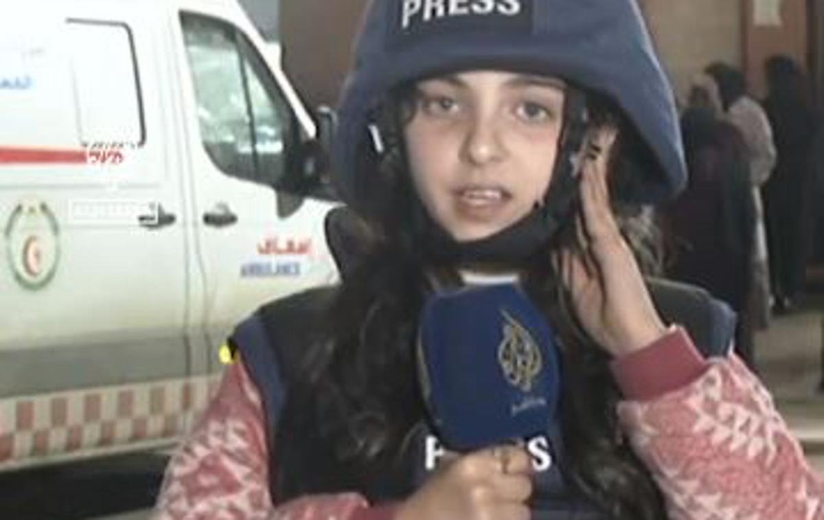 Sumayya Wushah | Že od majhnega si želi biti novinarka, je dejala.  | Foto X/@AJEnglish