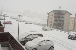 Največ snega zapadlo v osrednji Sloveniji #video