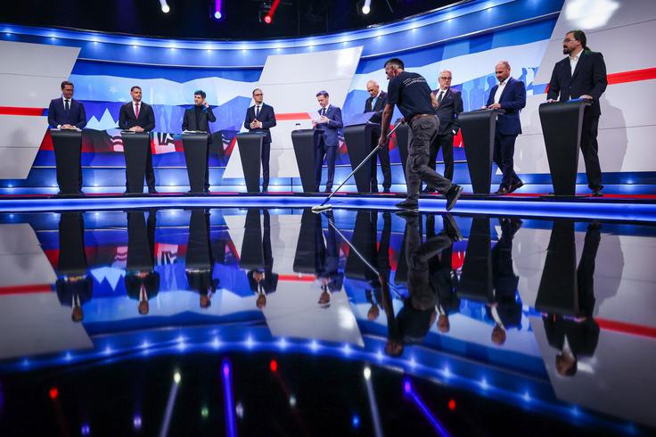 soočenje POP TV | Foto: Daniel Novakovič/STA