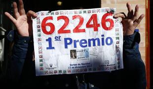 Božična loterija med Špance razdelila 2,24 milijarde evrov