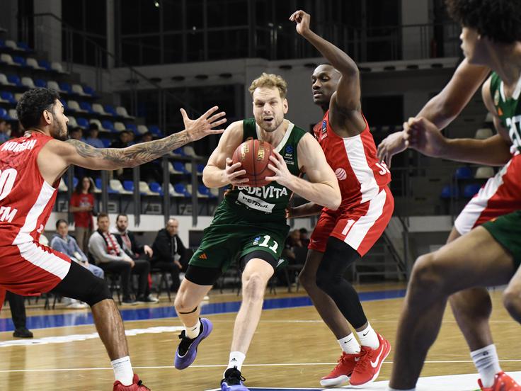Jaka Blažič, EuroCup, Hapoel Jeruzalem - Cedevita Olimpija | Foto: Cedevita Olimpija Ljubljana