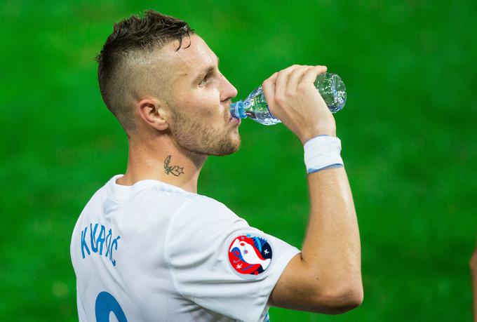 V dresu Slovenije je do zdaj odigral 42 tekem in zabil en gol. | Foto: Vid Ponikvar