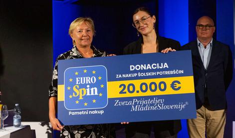 Eurospin doniral 20 tisoč EUR ZPMS in napolnil šolske torbe