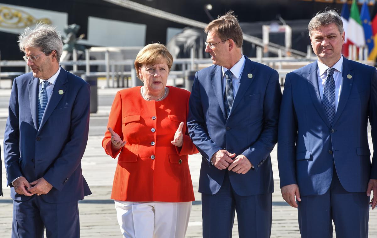 Miro Cerar Angela Merkel Trst | Foto STA