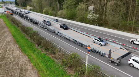 Švicarski podvig na avtocesti: namesto zastojev postavijo most #video