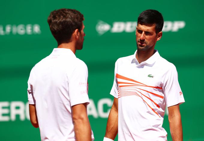 Novak Đoković je v ponedeljek z bratom Markom igral v dvojicah, a sta izgubila. | Foto: Gulliver/Getty Images