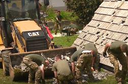 Slovenski vojaki priskočili na pomoč #video