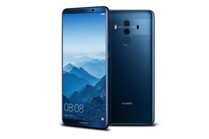 Huawei je pri oblikovanju pametnih telefonov Huawei Mate 10 in Mate 10 Pro (na fotografiji) sledil letošnjim smernicam, ki narekujejo, da morajo biti robovi okrog zaslona čim tanjši.  | Foto: Huawei Mobile