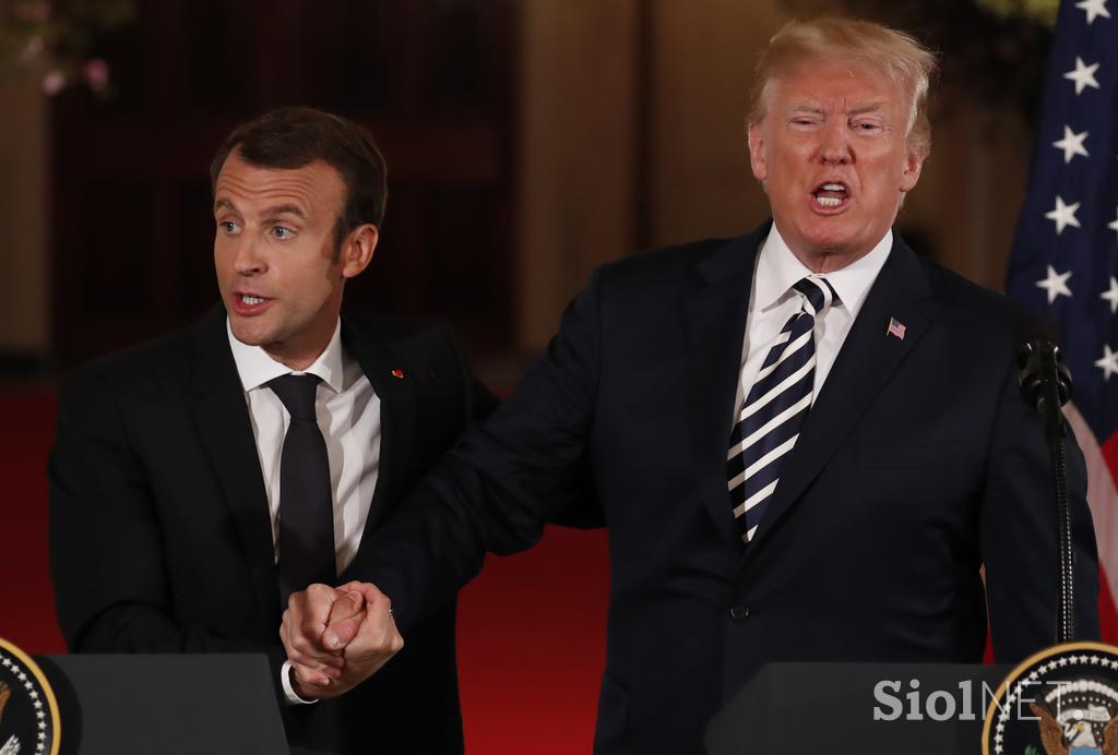 Trump in Macron