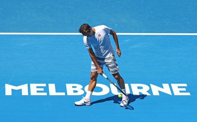 Roger Federer  bo v nedeljo igral proti Grku Stefanosu Cicipasu. | Foto: Gulliver/Getty Images