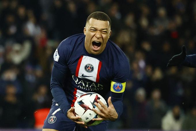 Mbappe je z 201. golom postal najboljši strelec v zgodovini PSG.  | Foto: Reuters