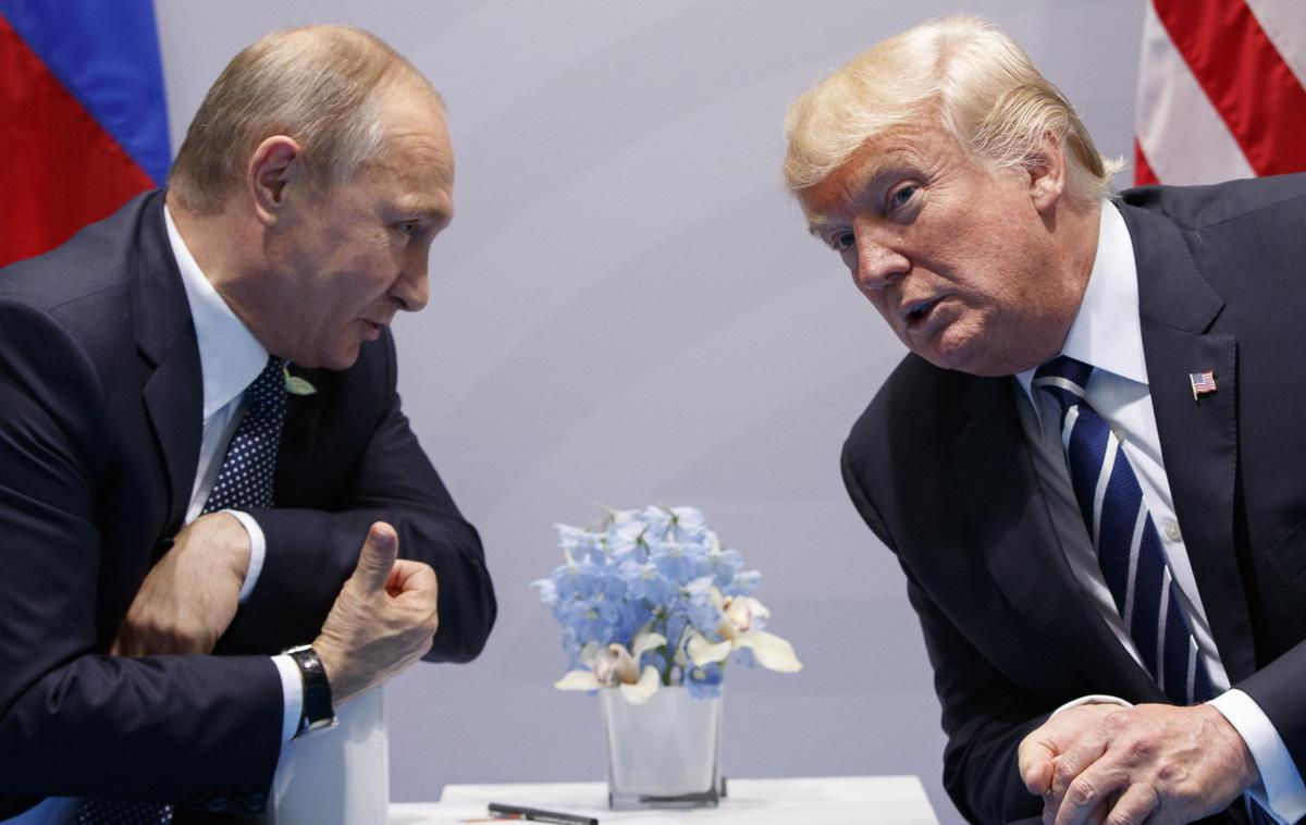 Donald Trump in Vladimir Putin | V Münchnu bosta glavni temi vojna v Ukrajini in načrt ameriškega predsednika Donalda Trumpa o končanju vojne. Oglasila se je že visoka predstavnica EU za zunanjo in varnostno politiko Kaja Kallas, ki je glede pogovorov med Trumpom in Putinom sporočila, da bo kakršenkoli dogovor o Ukrajini brez sodelovanja Evrope propadel.  | Foto Guliverimage