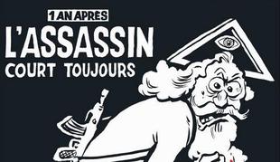 Charlie Hebdo s provokativno naslovnico ob obletnici napada