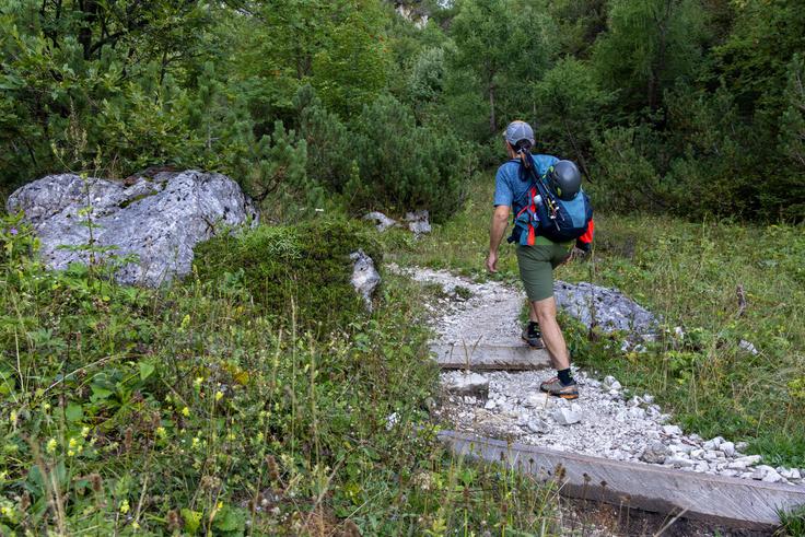 Vzpon se začne šele za planino Konjščica. | Foto: Matej Podgoršek