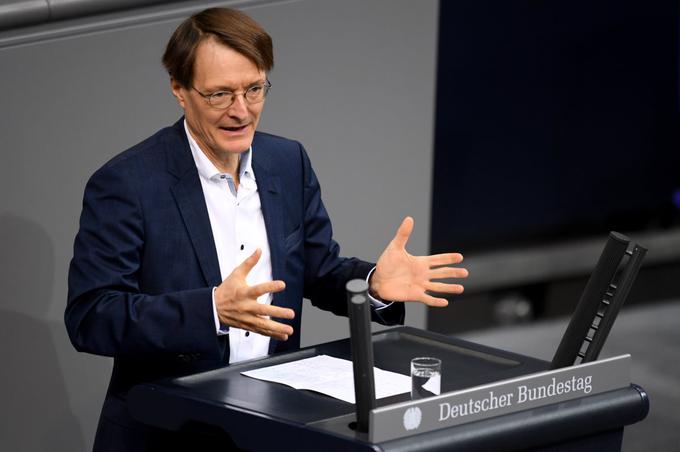 Karl Lauterbach je član nemškega parlamenta od leta 2005, deluje pa predvsem na področju zdravstva.  | Foto: Reuters