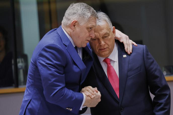Robert Fico Viktor Orban | Robert Fico in Viktor Orban sta naklonjena Trumpu in Putinu. | Foto Guliverimage