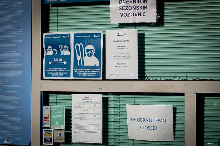 Smučišče na Kaninu je letos obratovalo samo štiri dni.  | Foto: Ana Kovač