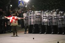 Gruzija, volitve, izgredi, policija