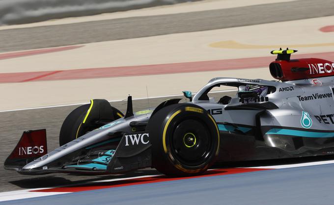 Hamilton bo dirkal za osmi naslov. Novi Mercedes je na testiranjih na ravninah kar nekoliko poskakoval. | Foto: Reuters